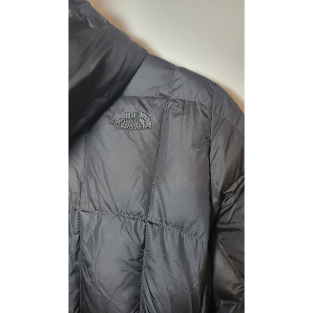 The North Face Women’s Black Hooded Long Down Puffer Coat Jacket Size M - Picture 9 of 12